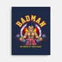 Badman Gym-none stretched canvas-CoD Designs