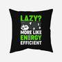 Energy Efficient-none removable cover w insert throw pillow-CoD Designs