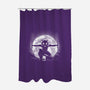 Moonlight Boar-none polyester shower curtain-fanfreak1