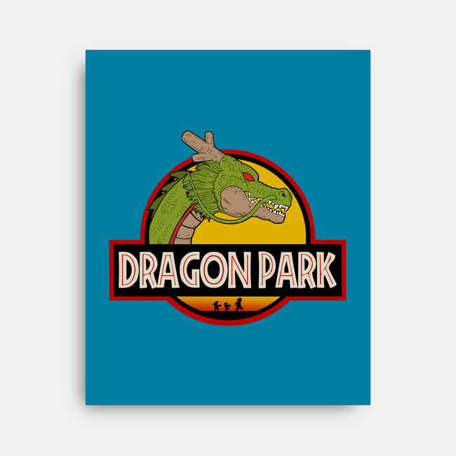 Dragon Park-none stretched canvas-Melonseta