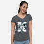 Hunter Squad-womens v-neck tee-estudiofitas