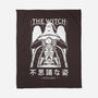 The Witch-none fleece blanket-Alundrart