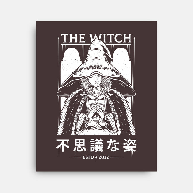 The Witch-none stretched canvas-Alundrart