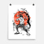 Okkotsu At Sakura Tree-none matte poster-IKILO