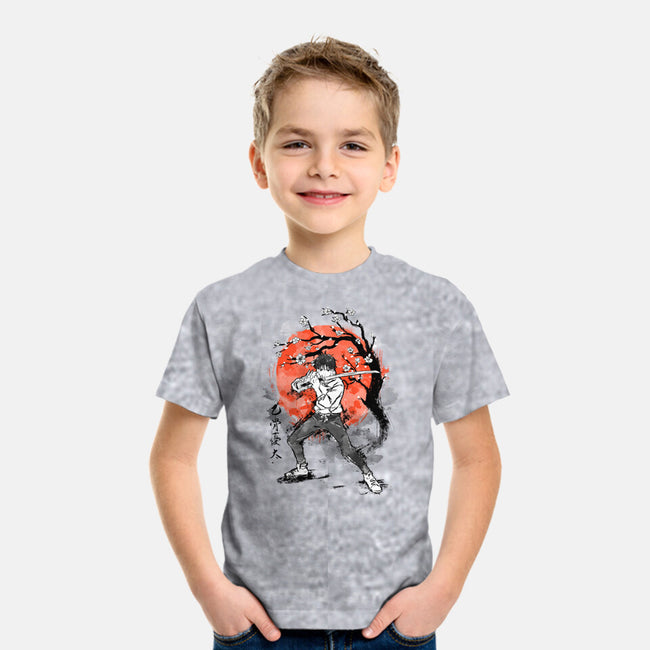 Okkotsu At Sakura Tree-youth basic tee-IKILO