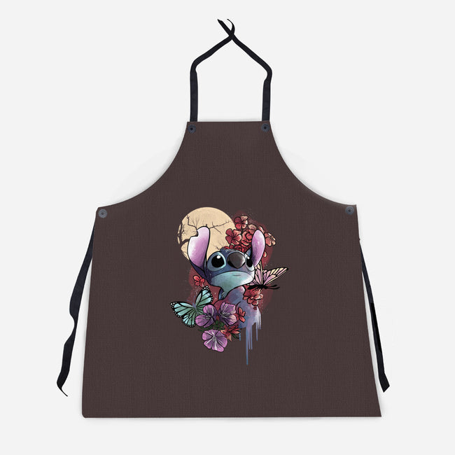 Moonlight Experiment-unisex kitchen apron-fanfabio