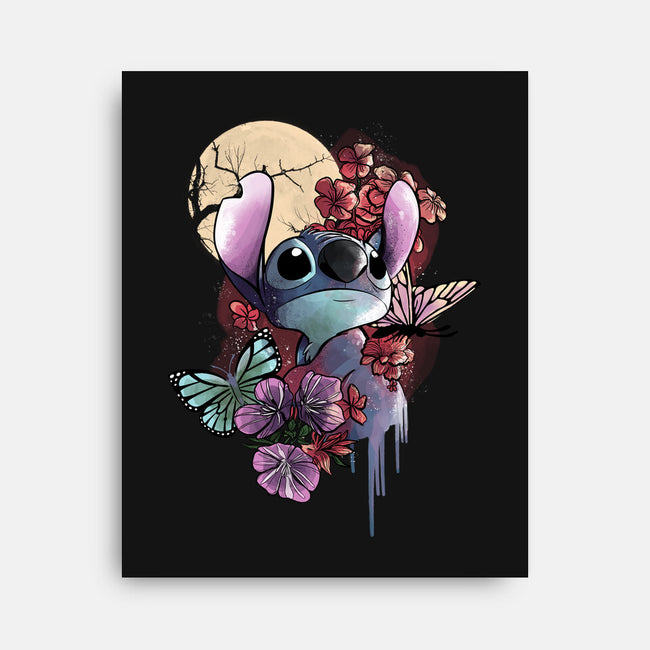 Moonlight Experiment-none stretched canvas-fanfabio