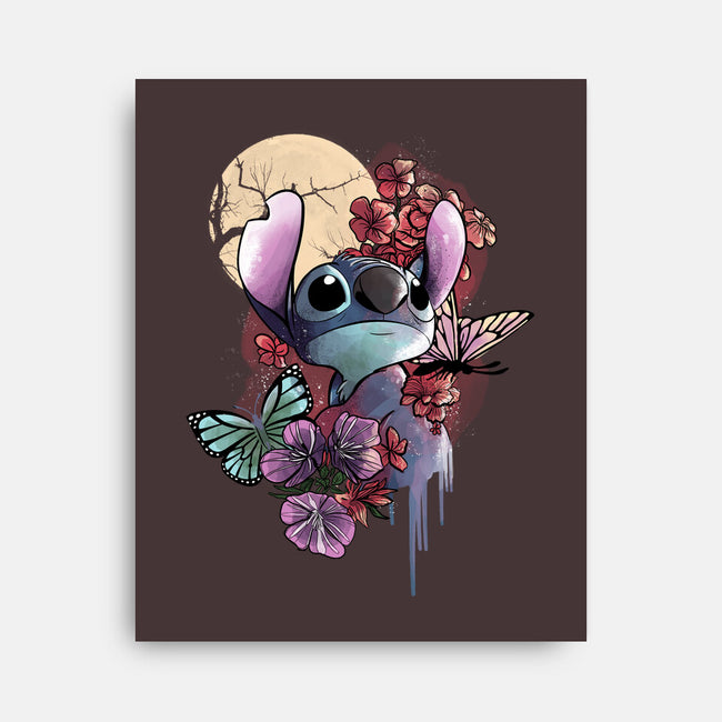 Moonlight Experiment-none stretched canvas-fanfabio