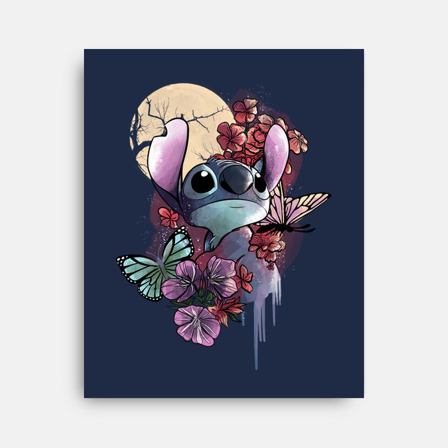 Moonlight Experiment-none stretched canvas-fanfabio