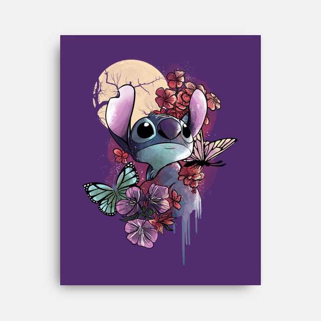 Moonlight Experiment-none stretched canvas-fanfabio