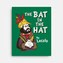 The Bat In The Hat-none stretched canvas-Nemons