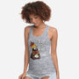 The Bat In The Hat-womens racerback tank-Nemons