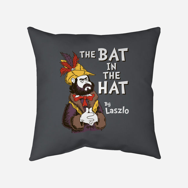 The Bat In The Hat-none removable cover w insert throw pillow-Nemons