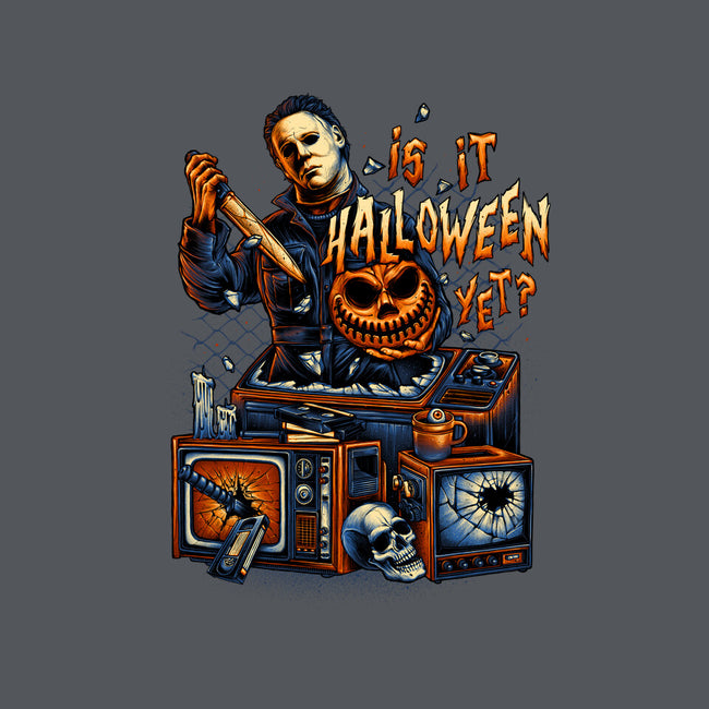 Is It Halloween Yet-womens basic tee-glitchygorilla