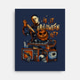 Is It Halloween Yet-none stretched canvas-glitchygorilla