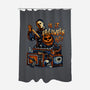 Is It Halloween Yet-none polyester shower curtain-glitchygorilla