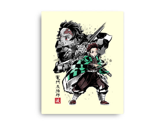 Slayer Tanjiro Sumi-E