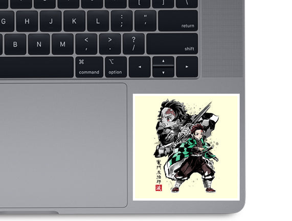 Slayer Tanjiro Sumi-E