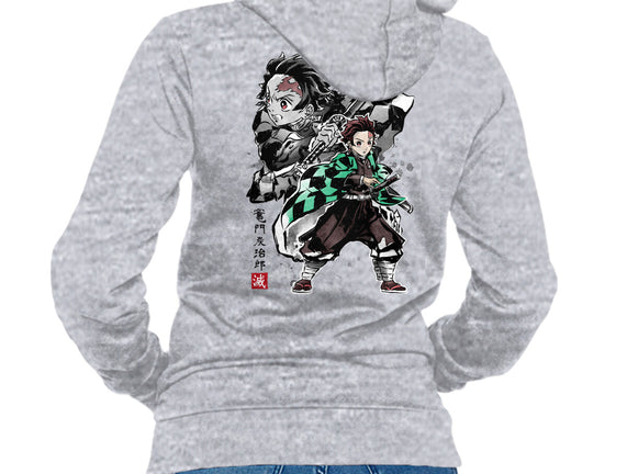 Slayer Tanjiro Sumi-E