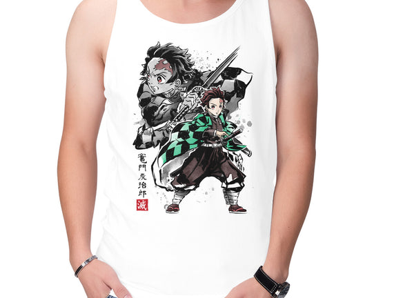 Slayer Tanjiro Sumi-E
