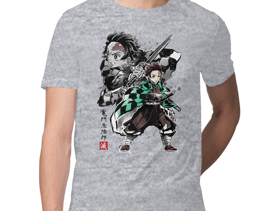 Slayer Tanjiro Sumi-E