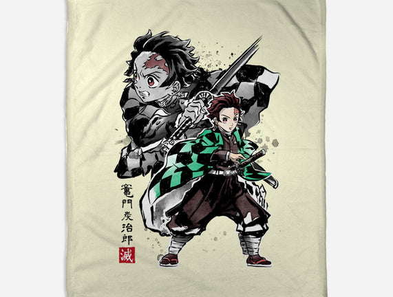 Slayer Tanjiro Sumi-E