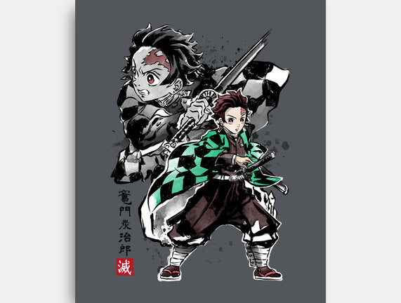 Slayer Tanjiro Sumi-E