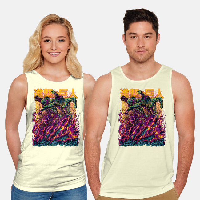 Titan Fight-unisex basic tank-alanside