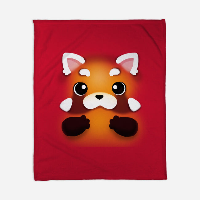 Red Panda-none fleece blanket-Vallina84