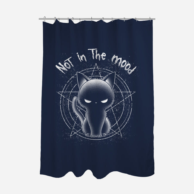 Not In The Mood Today-none polyester shower curtain-retrodivision