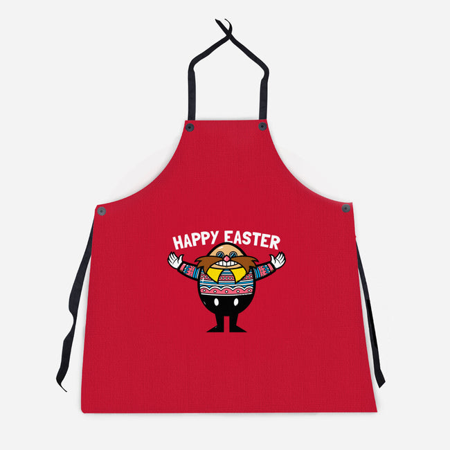 Eggman Easter-unisex kitchen apron-krisren28