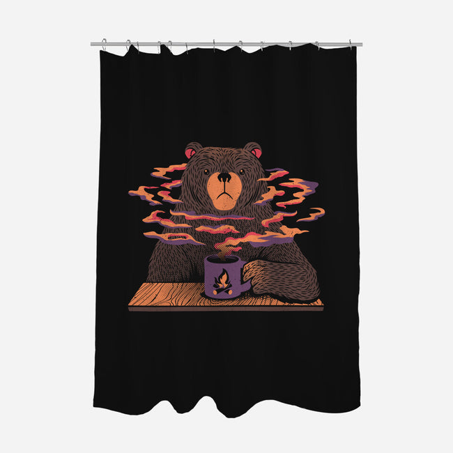 Bear Loves Coffee-none polyester shower curtain-tobefonseca