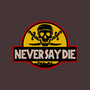 Never Say Die Park-none removable cover w insert throw pillow-Melonseta