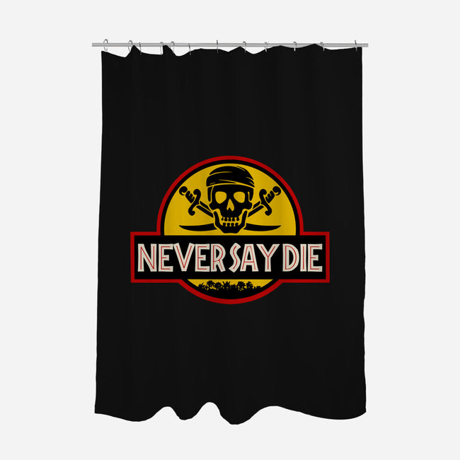 Never Say Die Park-none polyester shower curtain-Melonseta