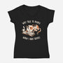 I Have Books-womens v-neck tee-koalastudio