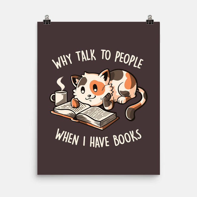I Have Books-none matte poster-koalastudio