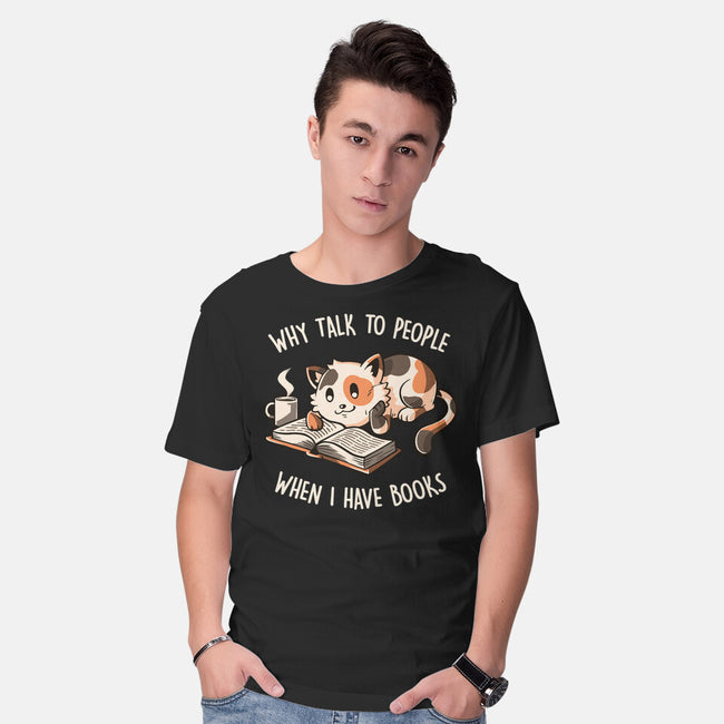 I Have Books-mens basic tee-koalastudio