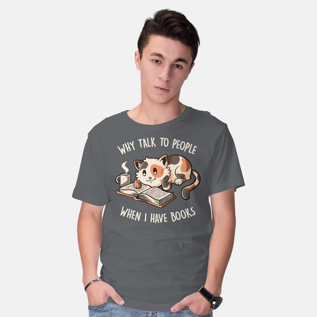 I Have Books-mens basic tee-koalastudio