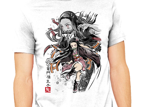 Demon Nezuko Sumi-E