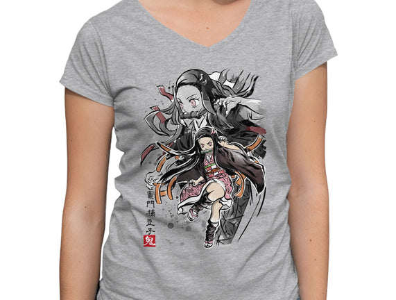 Demon Nezuko Sumi-E