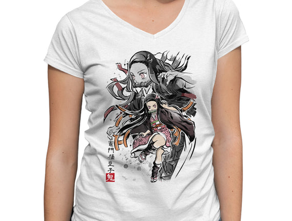 Demon Nezuko Sumi-E