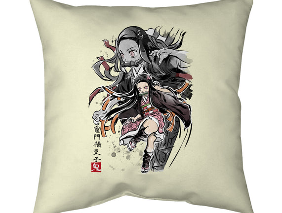 Demon Nezuko Sumi-E