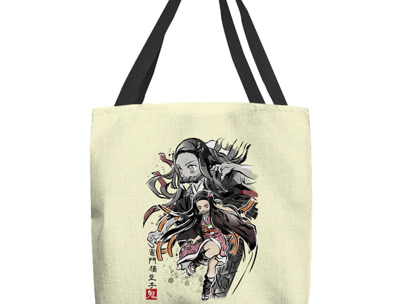 Demon Nezuko Sumi-E