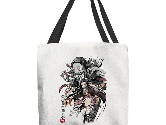 Demon Nezuko Sumi-E