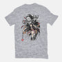 Demon Nezuko Sumi-E-mens heavyweight tee-DrMonekers