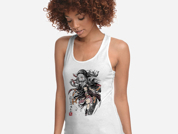 Demon Nezuko Sumi-E