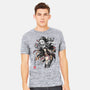 Demon Nezuko Sumi-E-mens heavyweight tee-DrMonekers