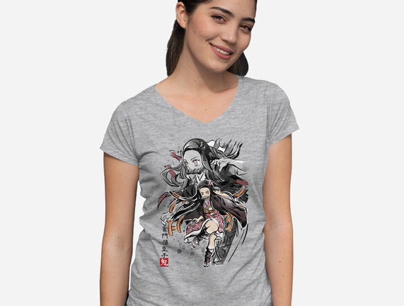 Demon Nezuko Sumi-E