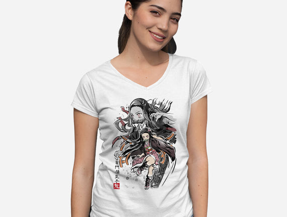 Demon Nezuko Sumi-E