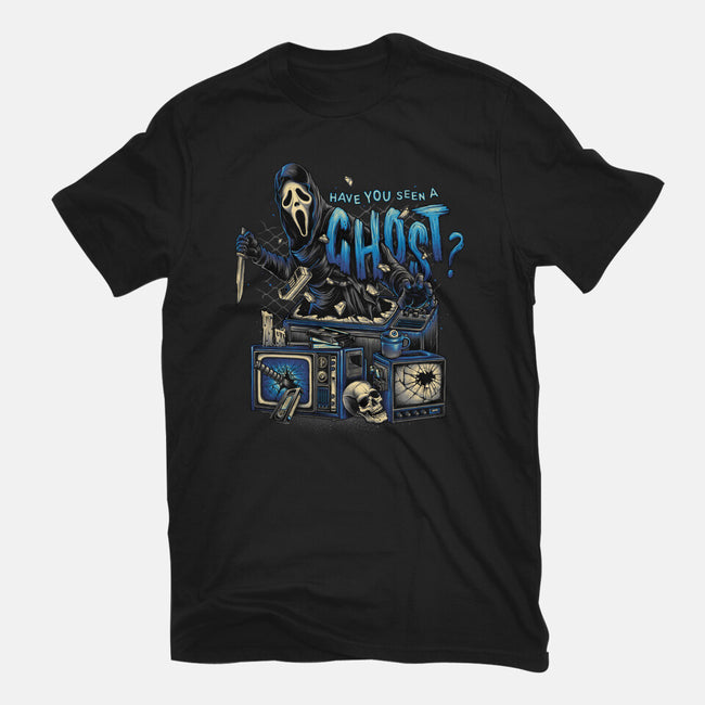 Seen A Ghost?-womens basic tee-glitchygorilla